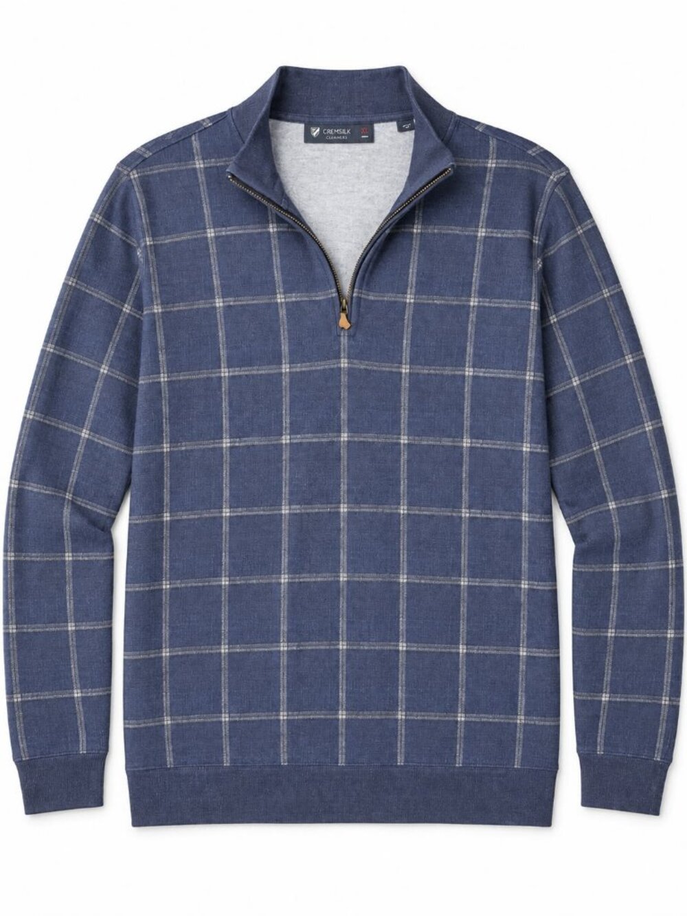 Brooks Brothers 1818 Regent Fit Plaid Flannel Shirt L Navy Orange